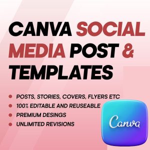 Canva social media post design